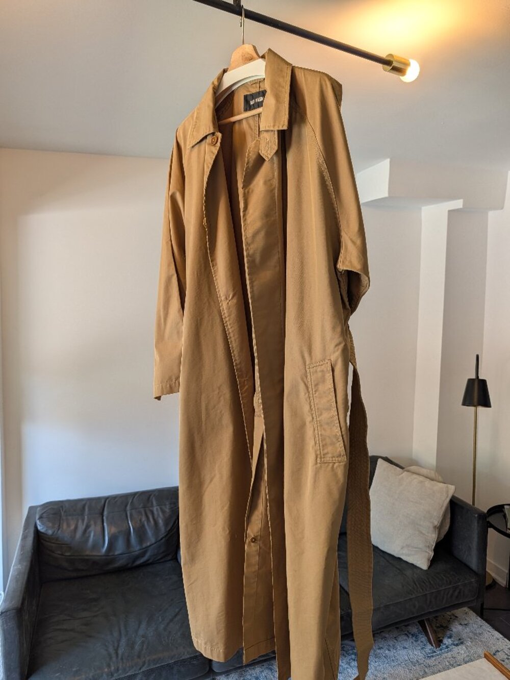 Buck Mason Storm Stopper Belted Trench Coat - BRAND NEW
